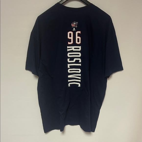 Fanatics Columbus Bluejackets Roslovic #96 Jersey t-shirt. - Picture 2 of 2